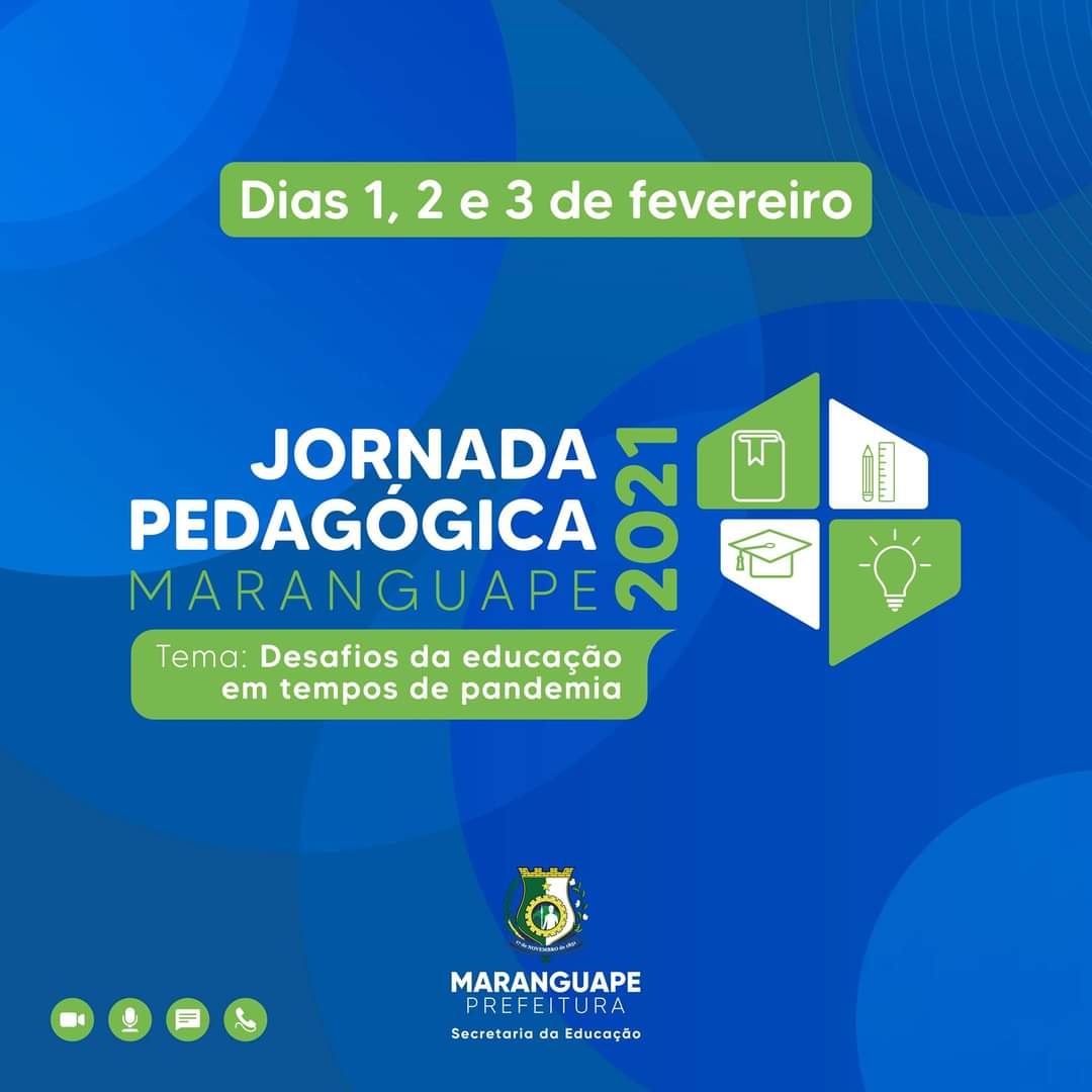 Capa Oficial da Jornada Pedagógica 2021